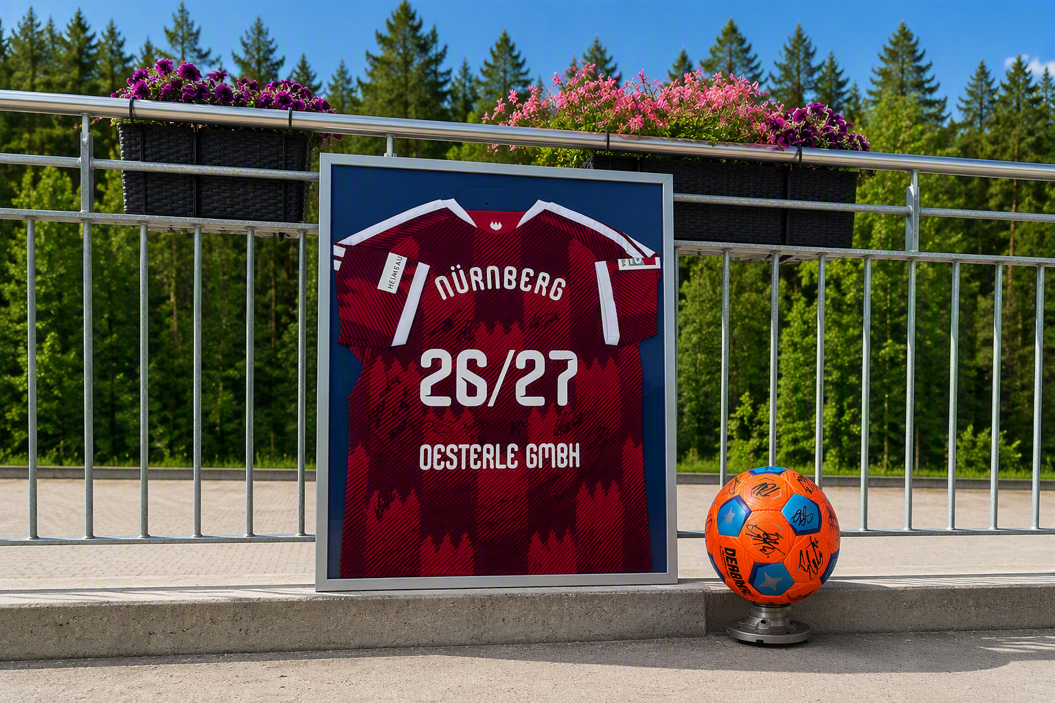 Mehr als Fußball: Ein signiertes Trikot als Zeichen der Verbundenheit